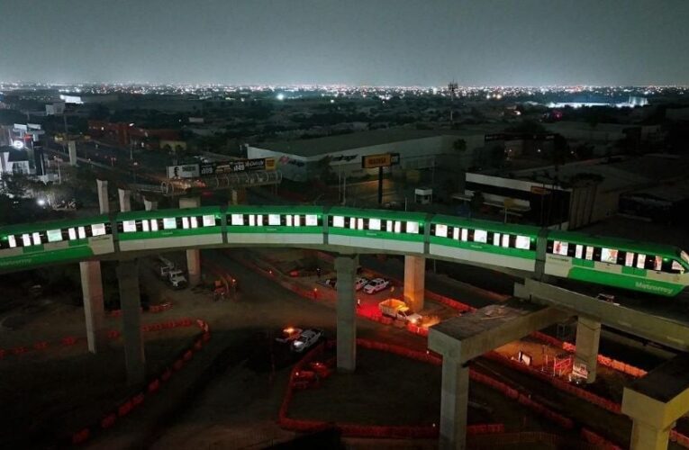 Inician pruebas del monorriel en la Línea 6 del Metro