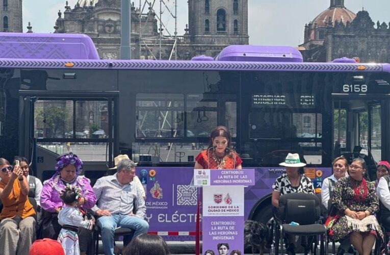 Centrobus recorrerá el Centro Histórico de la CDMX con unidades eléctricas