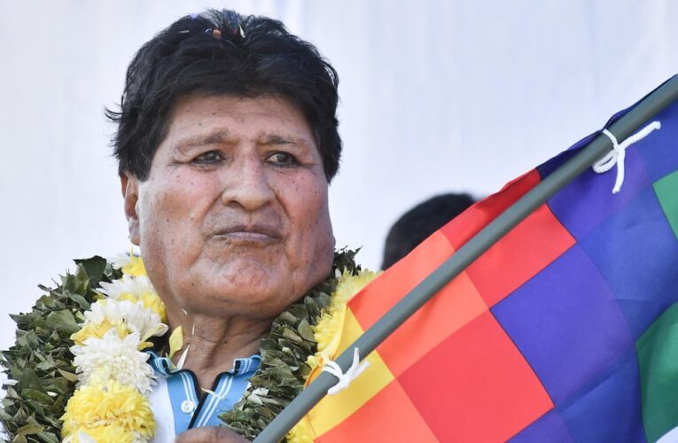 Evo Morales desafía la captura ordenada por Bolivia tras protestas recientes