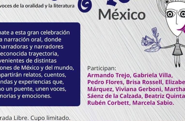Festival Internacional de Narración Oral Cuéntalee despliega voces de la literatura
