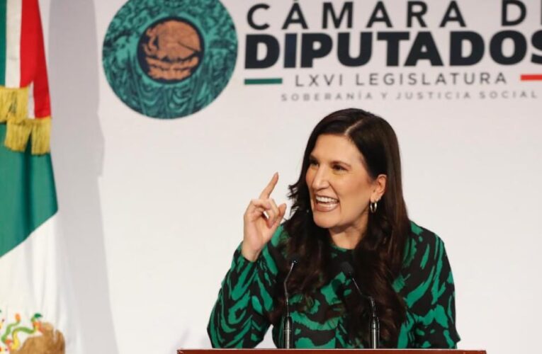 Kenia López Rabadán critica inclusión de presidenta de Diputados en lista negra