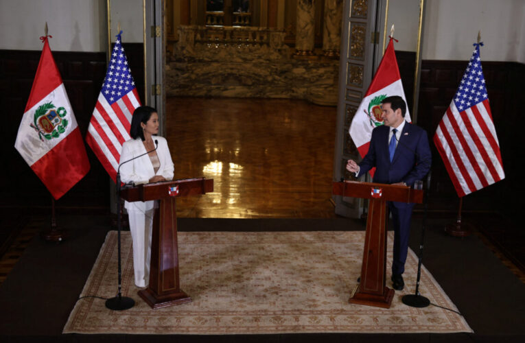 Keiko Fujimori y Marco Rubio impulsan ingreso de Perú al Escudo de las Américas