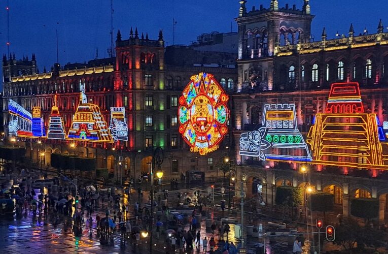 Seguridad y Brazaletes en el Grito de Independencia 2023 en el Zócalo